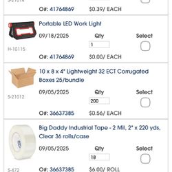 Lightweight 32 ECT Corrugated Boxes 25/bundle