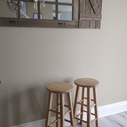 2 x 29" High Bar Stools Chairs