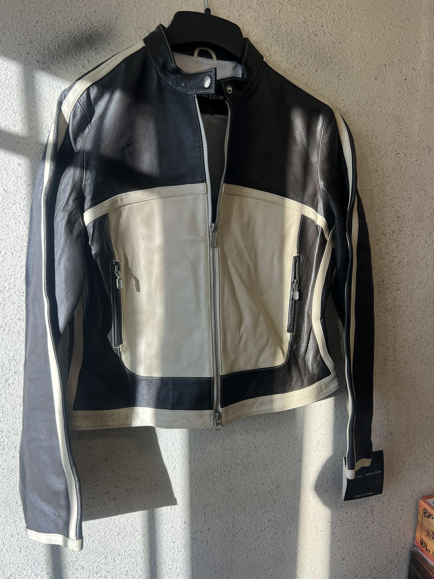 New , Leather Jacket Woman Size M