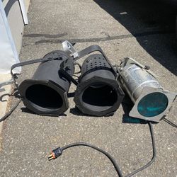 2 Par 64 & 1 Par 56 Stage Lights