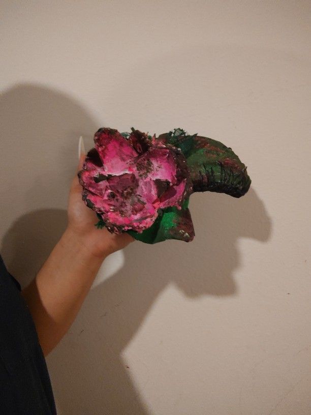 Decorative Plaster Flower Artwork