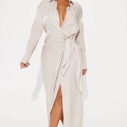 White Dress Size M/L