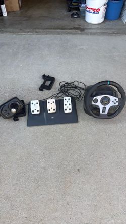 PXN V9 steering wheel, foot pedals and gear shift