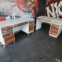 3-Piece Mid-Century Modern Office Set - Sauder Vista Key