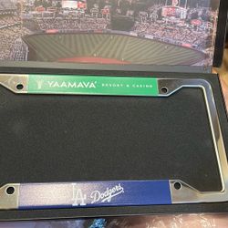 la Dodgers Metal Plate New
