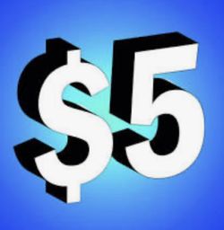 Free $5 For Feedback