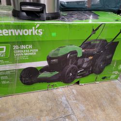 Greenworks 40 volt Electric lawn mower with battery and charger

$230 FIRM