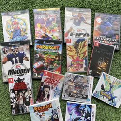 GameCube, Nintendo Switch, Nintendo 3DS, Pokémon, Video Games