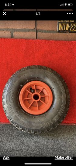 NEW TIRES FOR DOLLY OR WAGONS OR ANY OTHER STAFF $7