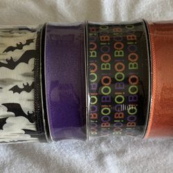 Halloween Wired Edge Ribbon