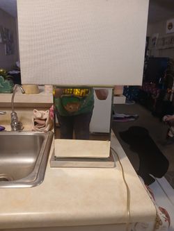 Beautiful Mirrored Lamp