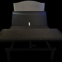 Adjustable Queen-size Black Base With Remote 