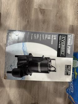 Overbuilt Sewage Pump