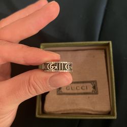 Gucci Marmont wide ring Size 20