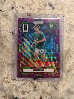 2026 Panini Prizm FIFA World Cup Purple Wave Prizm Marcel Ruiz /95 Mexico