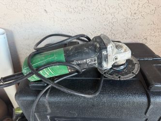 Hitachi G12SR4 4-1/2-inch electric angle grinder for sale.