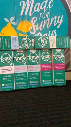 Tom’s toothpaste 2 for $7