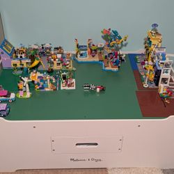 Melissa And Doug Activity Table WITH Legos And With Drawers