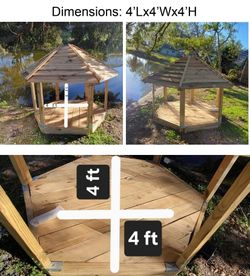 Floating gazebo