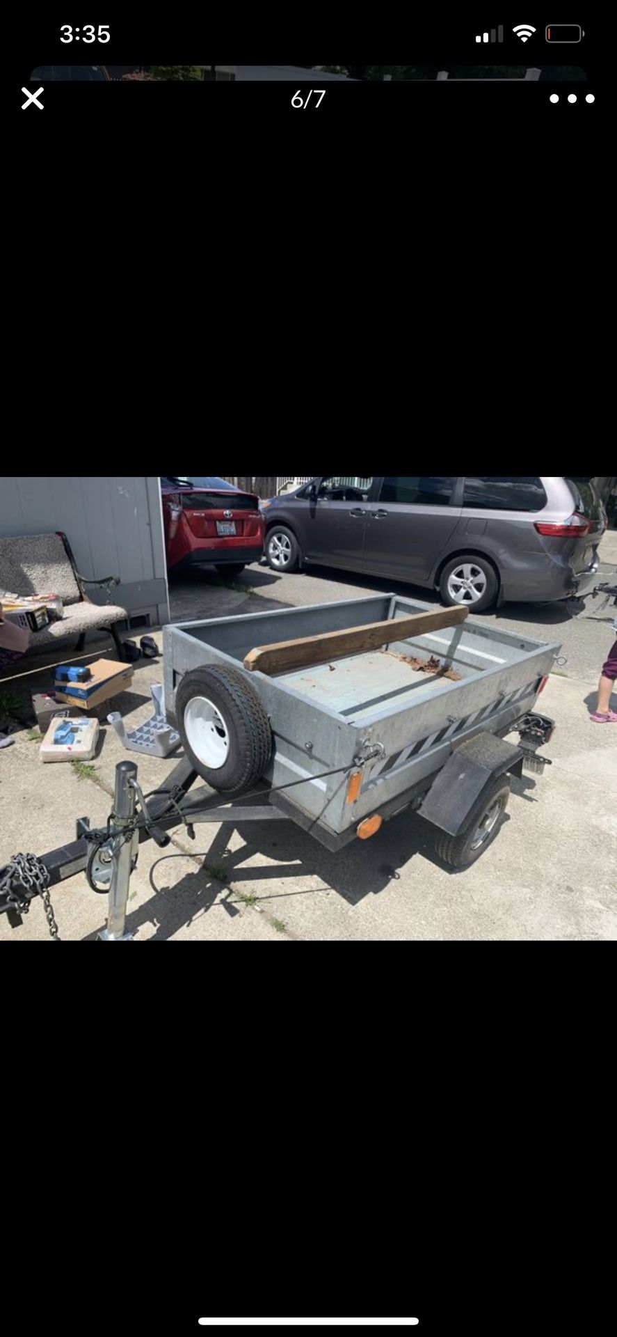 Small trailer 4.5 ft by 3 ft like new 2005(💥PRICE IS FIRM💥)