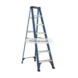 Louisville Ladder7Foot Step LadderFiberglass Step Ladder, 225-lb Capacity, W-3217-07