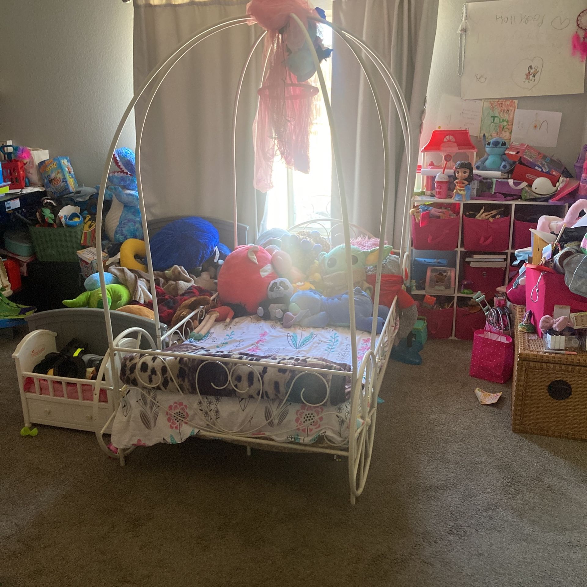 Kids Cinderella Twin Bed