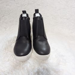 Athlefit Women Ankle Boot Sneaker  Black