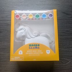 Mondo Llama - Paint Ceramic Unicorn - Kids Art Kit - New