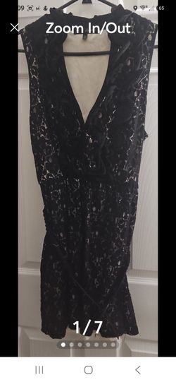 HEARTSOUL Black Lace Evening Dress