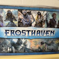 Frosthaven Board game W/extras