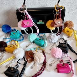 BUY 2 GET 1 FREE Keychain Set Bag Charm Purse Accessory Detachable