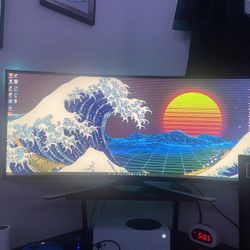 1000$ brand new 38” curved alienware monitor 