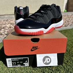 Nike Air Jordan 11 Retro Low Bred (2025) NEW/RECEIPT SIZE: 11 $240 FIRM ONLY!