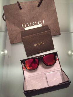 Brand new Gucci orange sunglasses