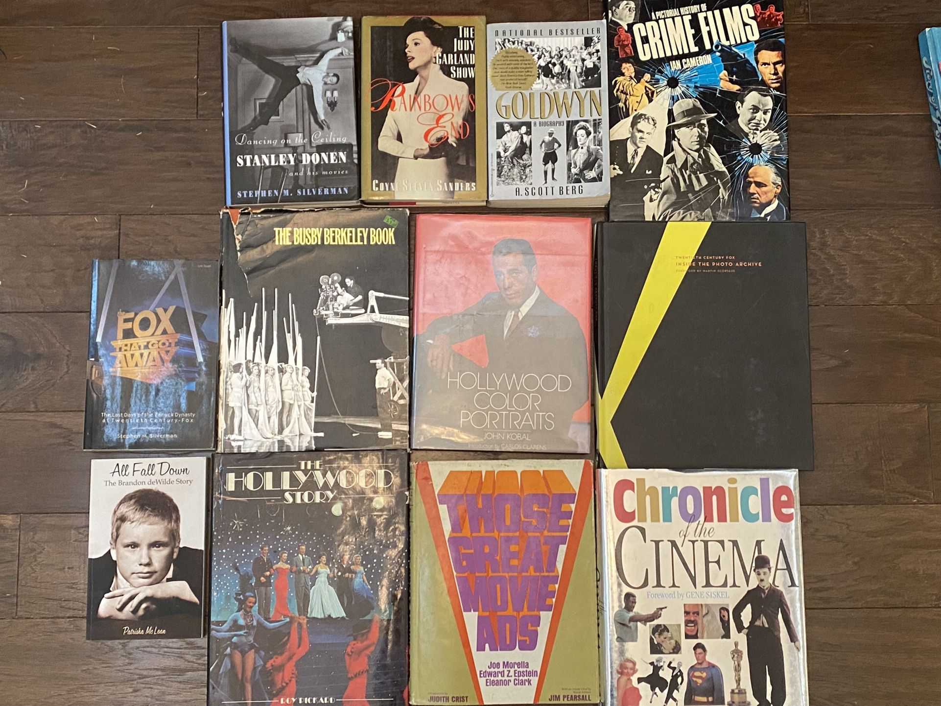 11 Movie Film Book Lot. Crime,20th Century, Actors 