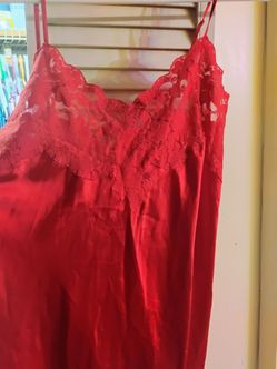 Woman's Red Negligee