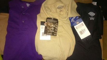 3 Man Small Dickie short sleeve polo shirts NEW