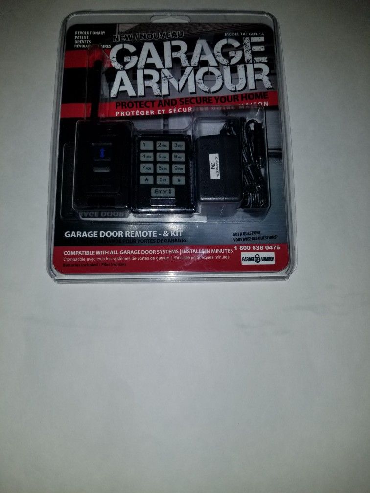 Garage Armour- Garage Door Remote, Password Protection Install Kit