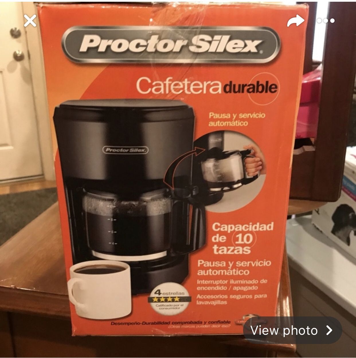 New a coffe machine 10 cups