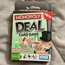 New Monopoly Deal Card Game