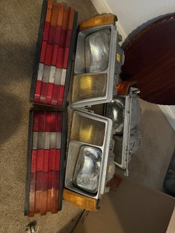 83-90 Mercedes 190  Head Lights & Tail Lights