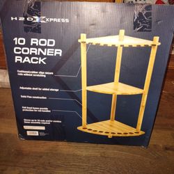 10 Rod Corner Rack