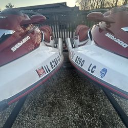 2 Seadoo 3 Seater, 2003 Double Trailer And More