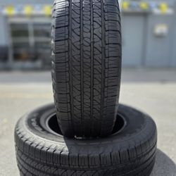 245 70 17 (2) (P17) TIRES GOODYEAR FORTERA HL  90% TREAD 