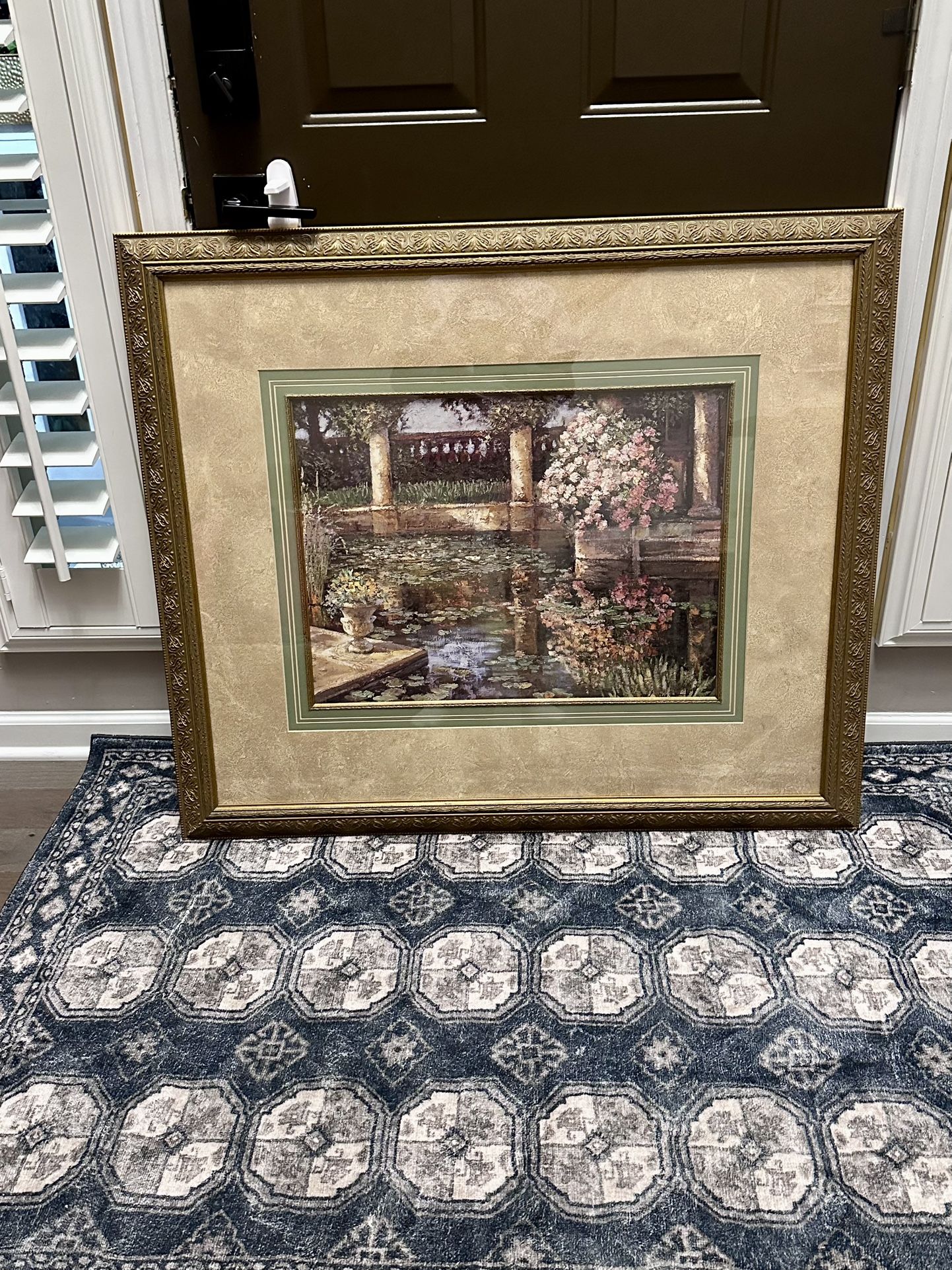 Large, Heavy, Beautiful Wall Art Picture Framed