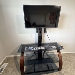 TV stand with TV