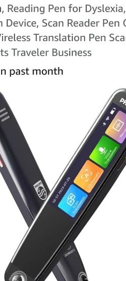 Reader, Translator Pen. Text To Speech.