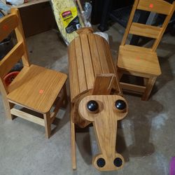 Wooden Rocking Animal Chair