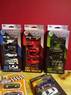 Mini Car Play Sets And Car Sets $4 Each Set