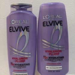 L’Oréal Elvive Hyaluron + Plump Up to 72H Hydrating Shampoo & Conditioner Set
